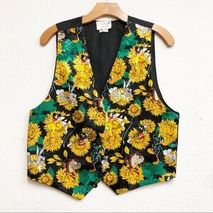 Vintage 90’s Looney Toons Sunflower Vest